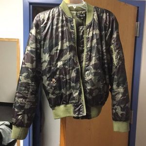 Camo Bomber Jacket